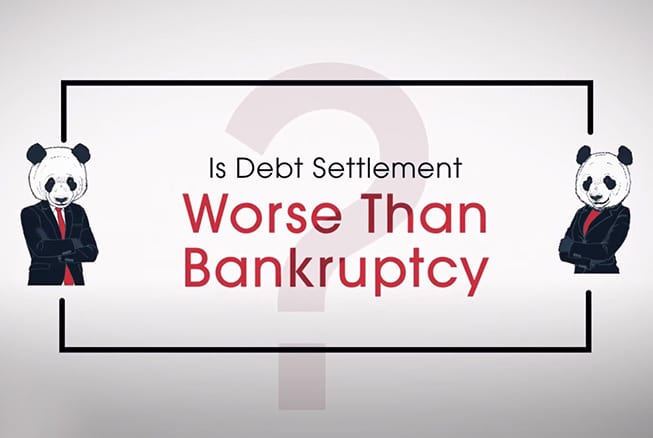 Is debt settlement worse than bankruptcy